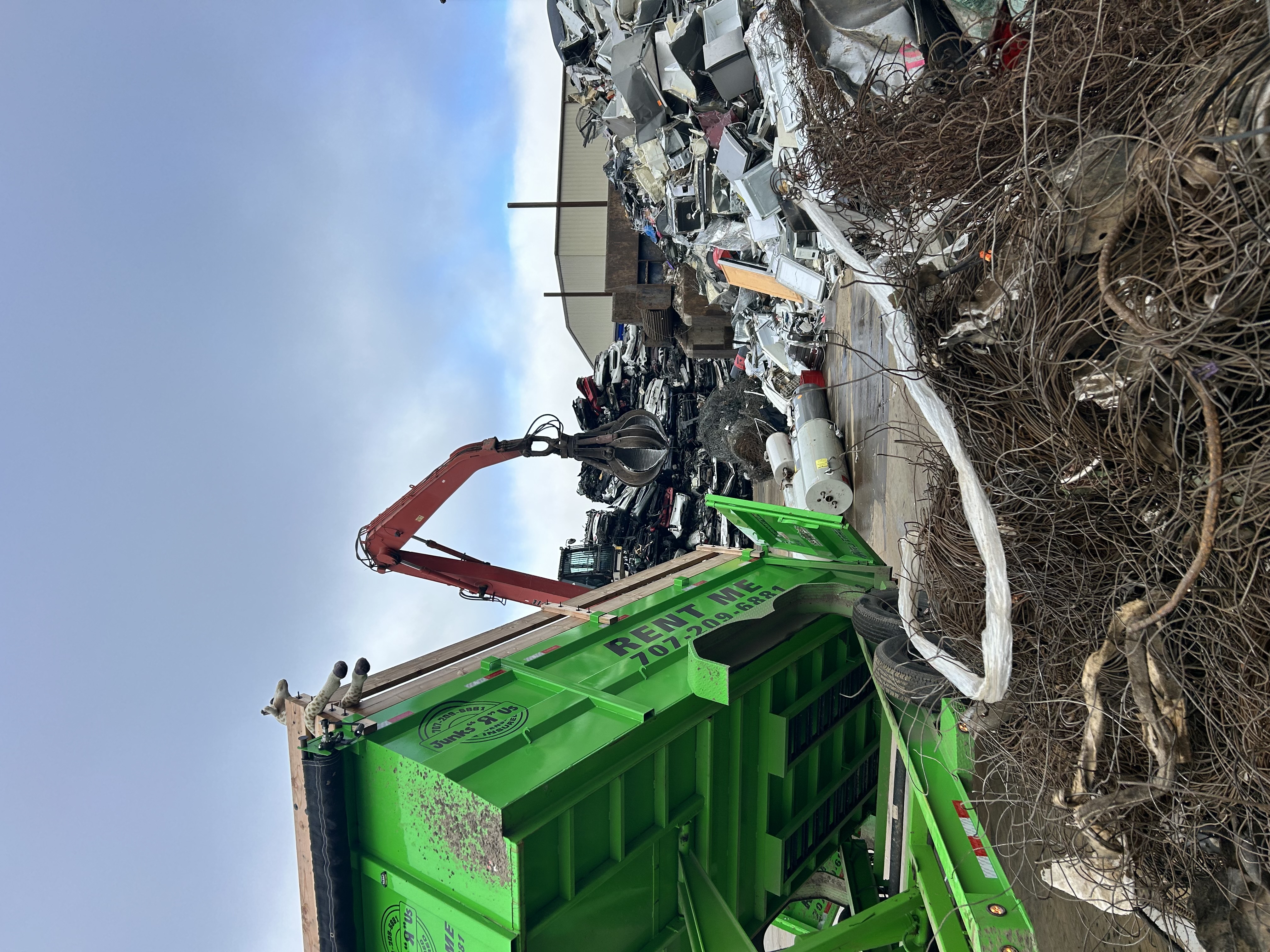 7' x 14' Dump Trailer view 2 - close-up