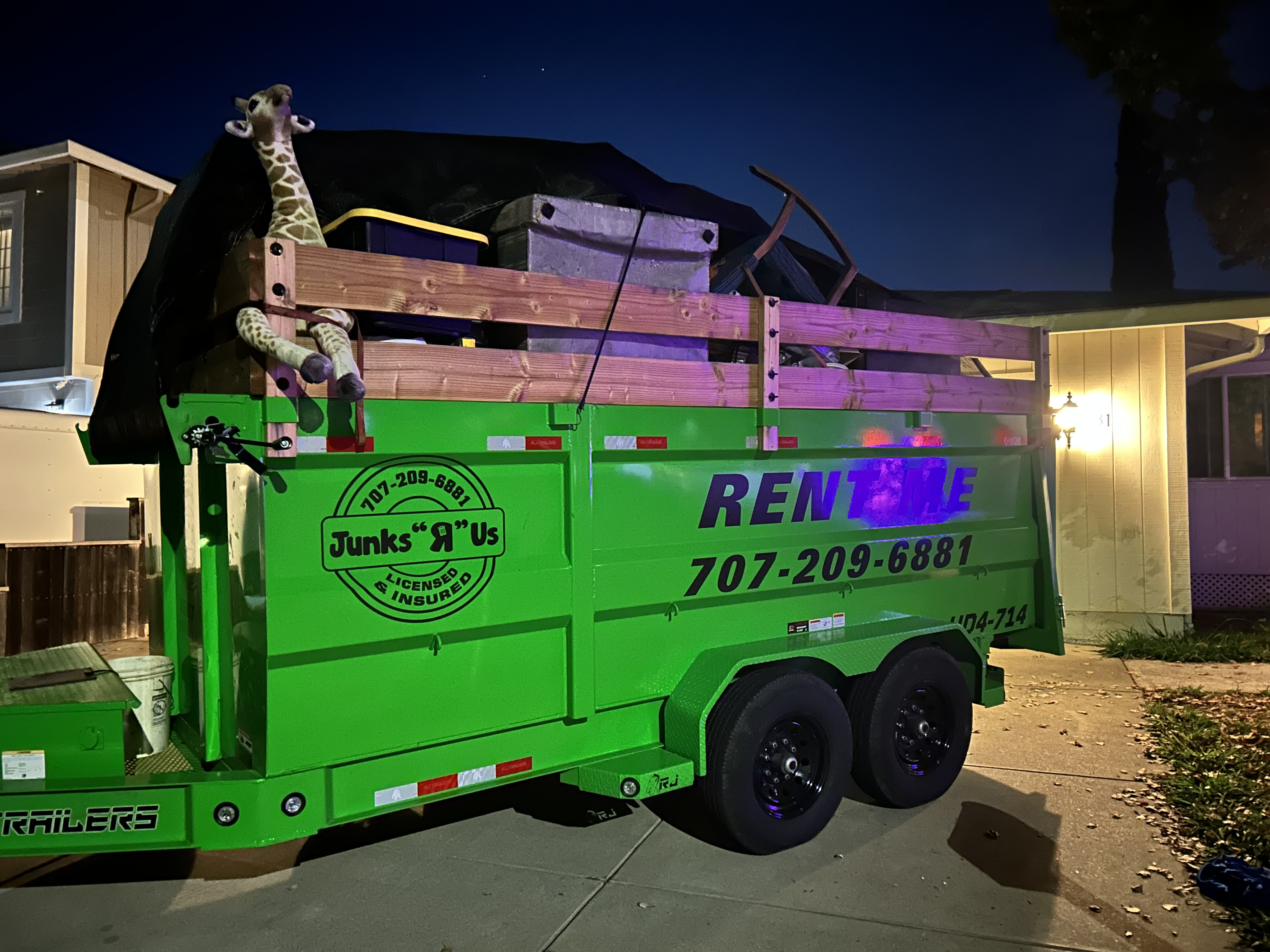 7' x 14' Dump Trailer view 5 - close-up